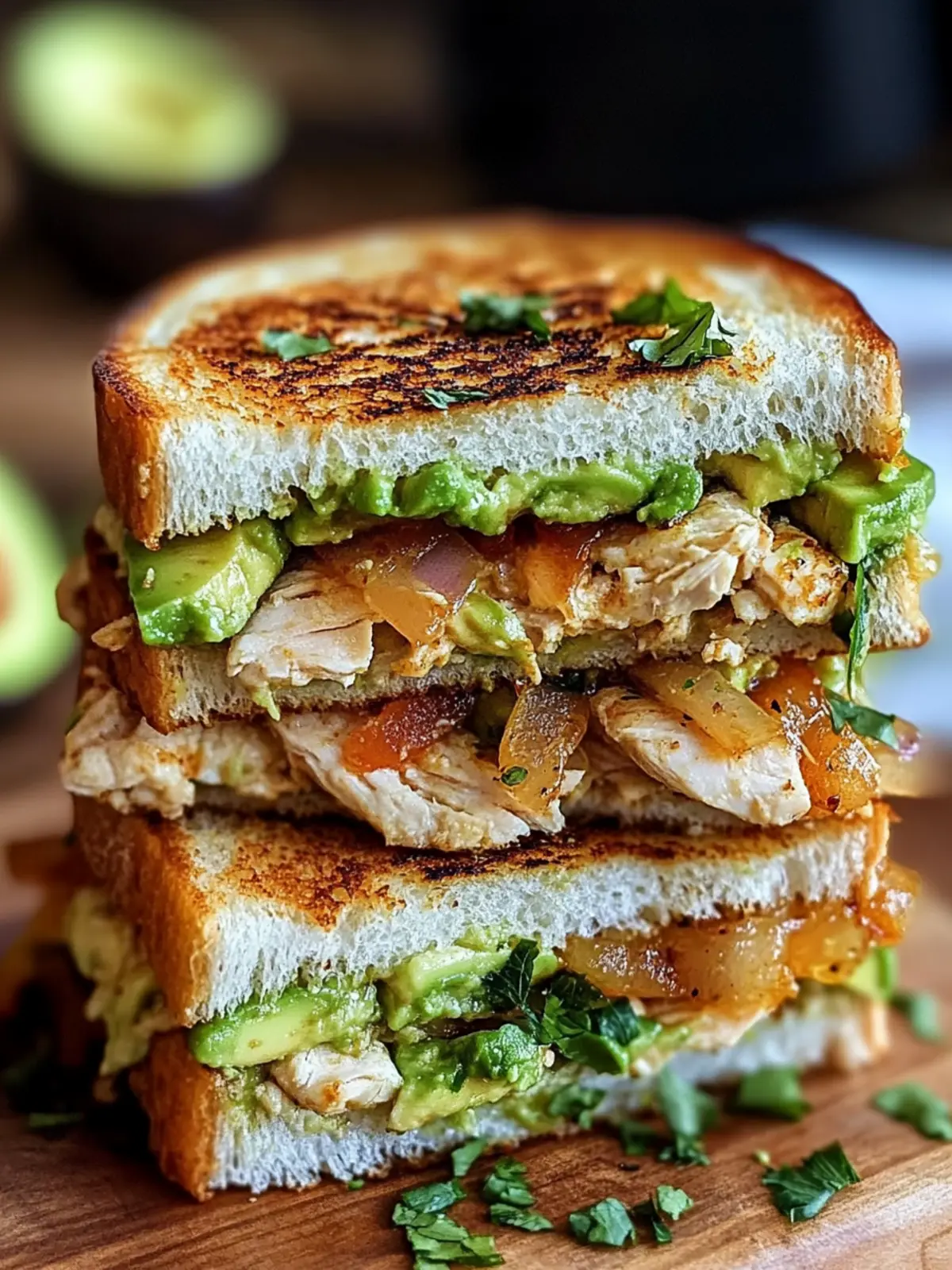 Chicken Avocado Melt Sandwich