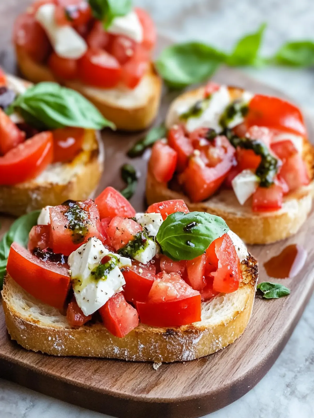 Valentine Bruschetta Bites