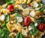 Vibrant Spinach Pasta Salad with Feta and Sweet Cranberries