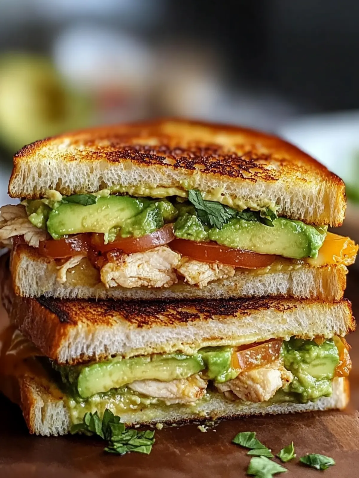 Chicken Avocado Melt Sandwich