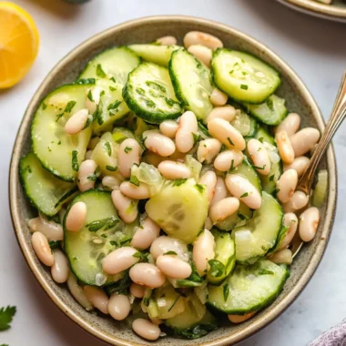 Dilly White Bean Cucumber Salad