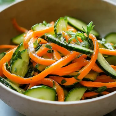 Cucumber and Carrot Salad