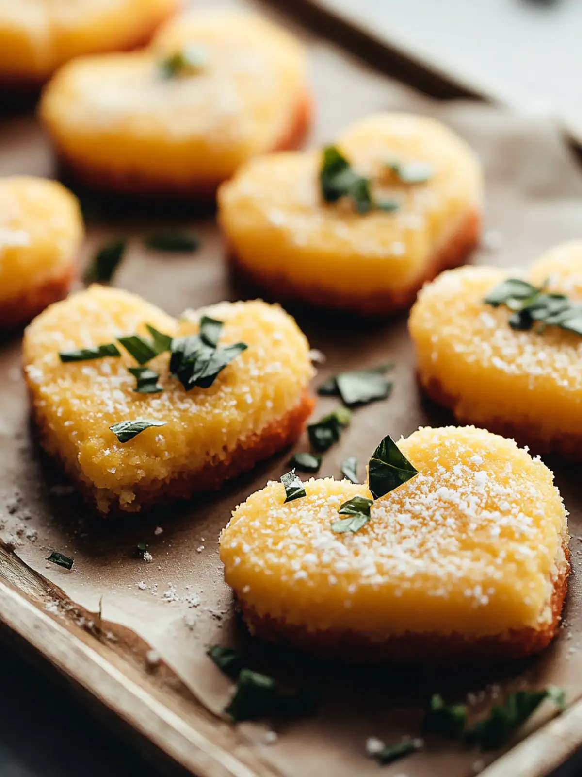 Heart-Shaped Polenta Bites