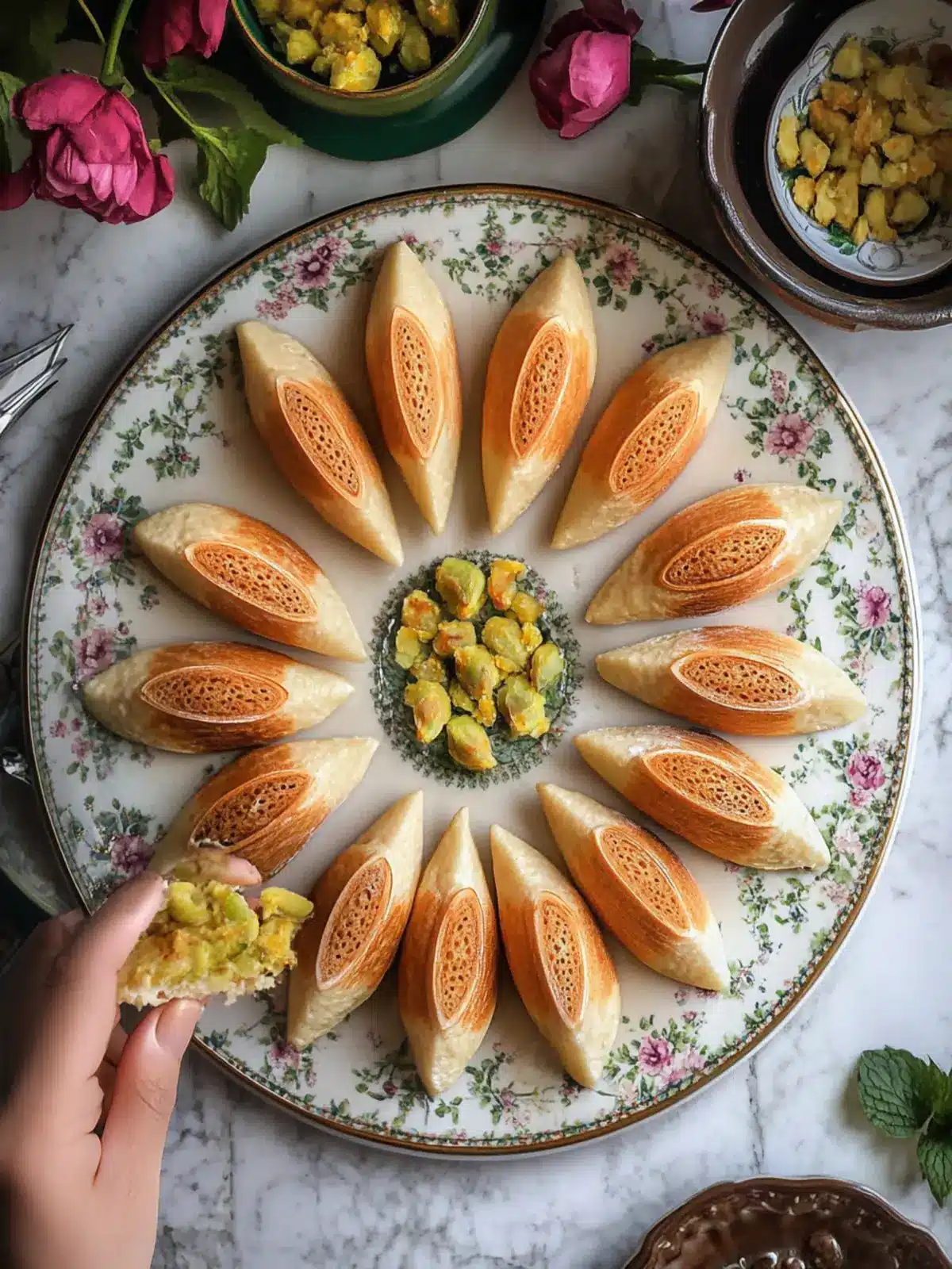 Sweet & Fluffy Atayef bil Ashta: A Ramadan Delight 2 Atayef bil Ashta