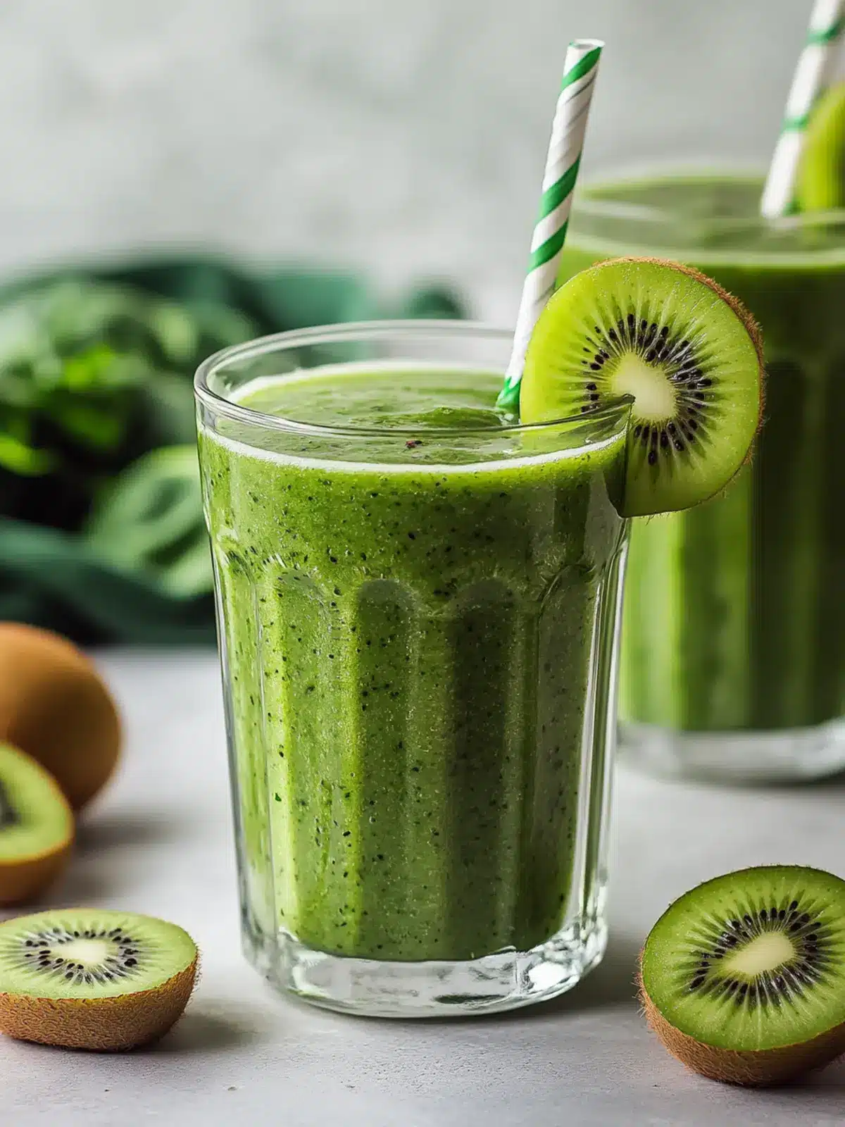 Refreshing Kiwi and Spinach Smoothie for a Vibrant Boost 2 Kiwi and Spinach Smoothie