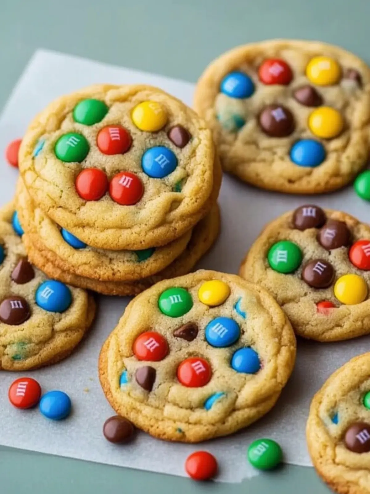 Ultimate M&M Cookies: Soft, Chewy, and Irresistibly Delicious 3 M&M Cookies