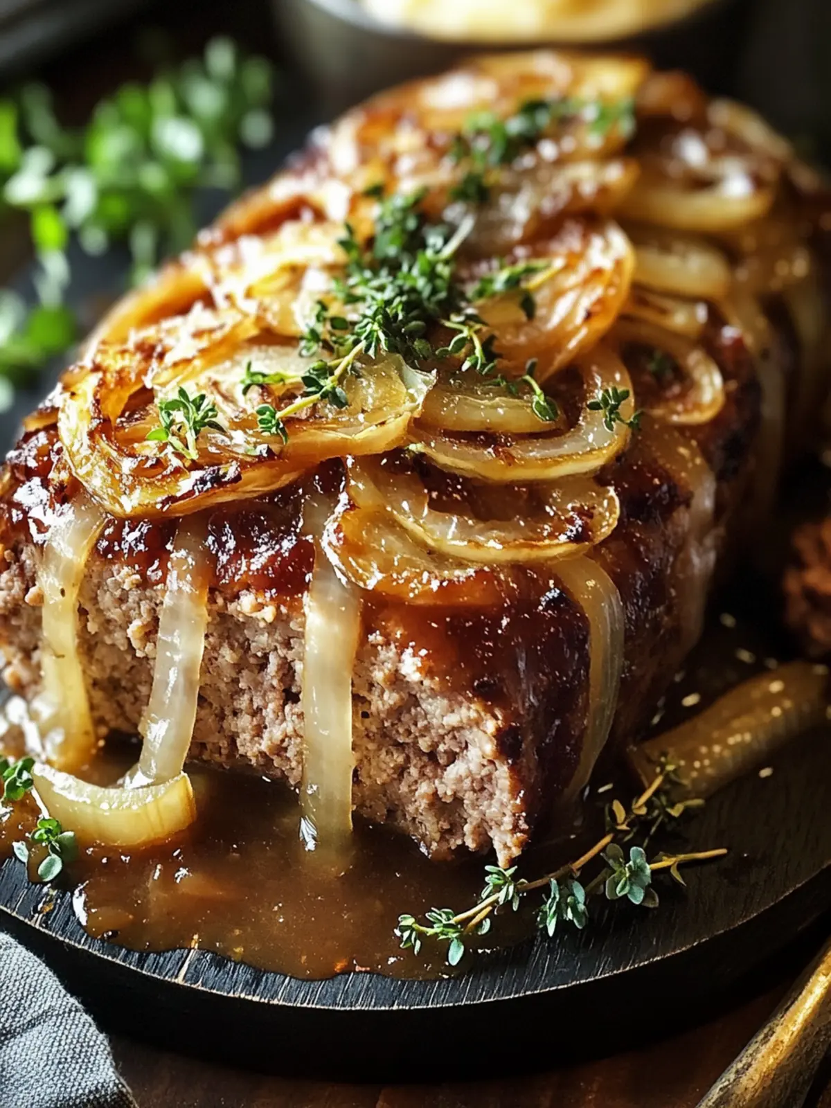 French Onion Meatloaf