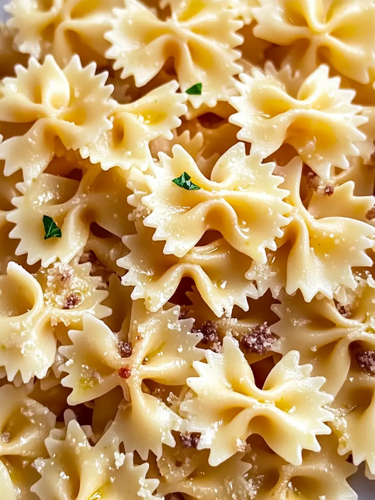 Garlic Butter Bowtie Pasta Bliss: Quick & Delicious Comfort Food 5 Garlic Butter Bowtie Pasta