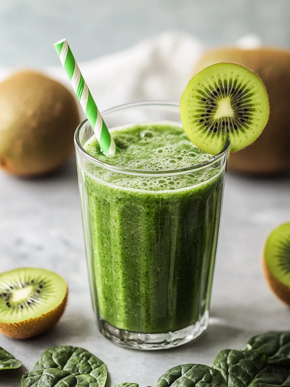 Refreshing Kiwi and Spinach Smoothie for a Vibrant Boost 5 Kiwi and Spinach Smoothie