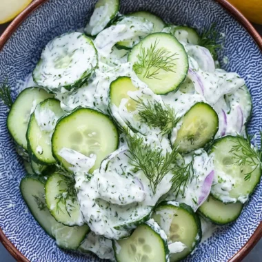 Tzatziki Cucumber Salad