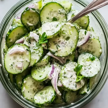High Protein Cucumber Salad