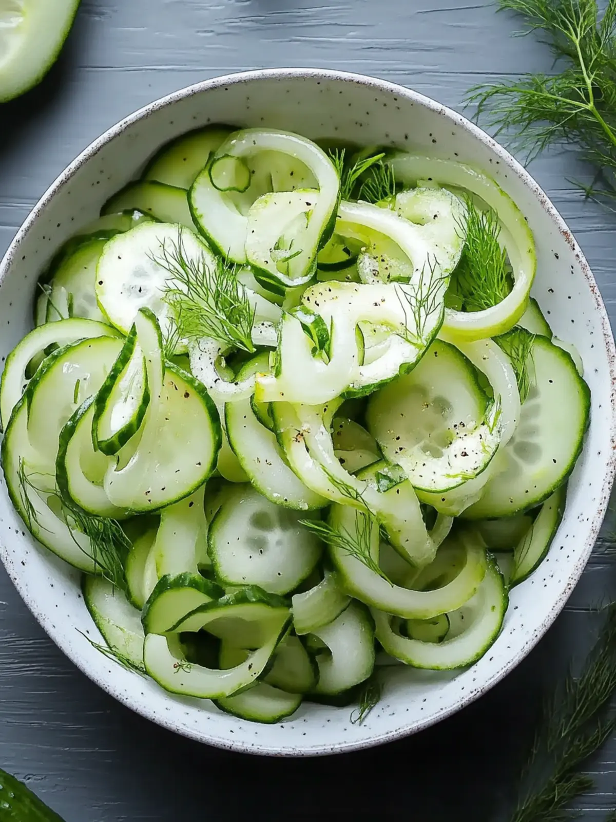 Crisp Fennel Cucumber Salad