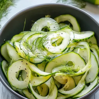 Crisp Fennel Cucumber Salad