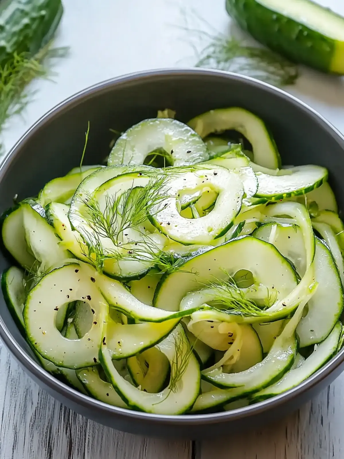 Crisp Fennel Cucumber Salad