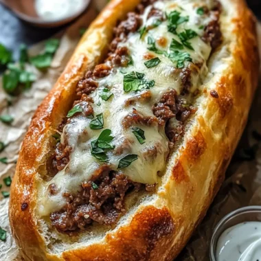 Cheesesteak-Stuffed Garlic Bread Loaf: A Cozy Family Feast 9 Cheesesteak-Stuffed Garlic Bread Loaf