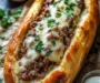 Cheesesteak-Stuffed Garlic Bread Loaf: A Cozy Family Feast