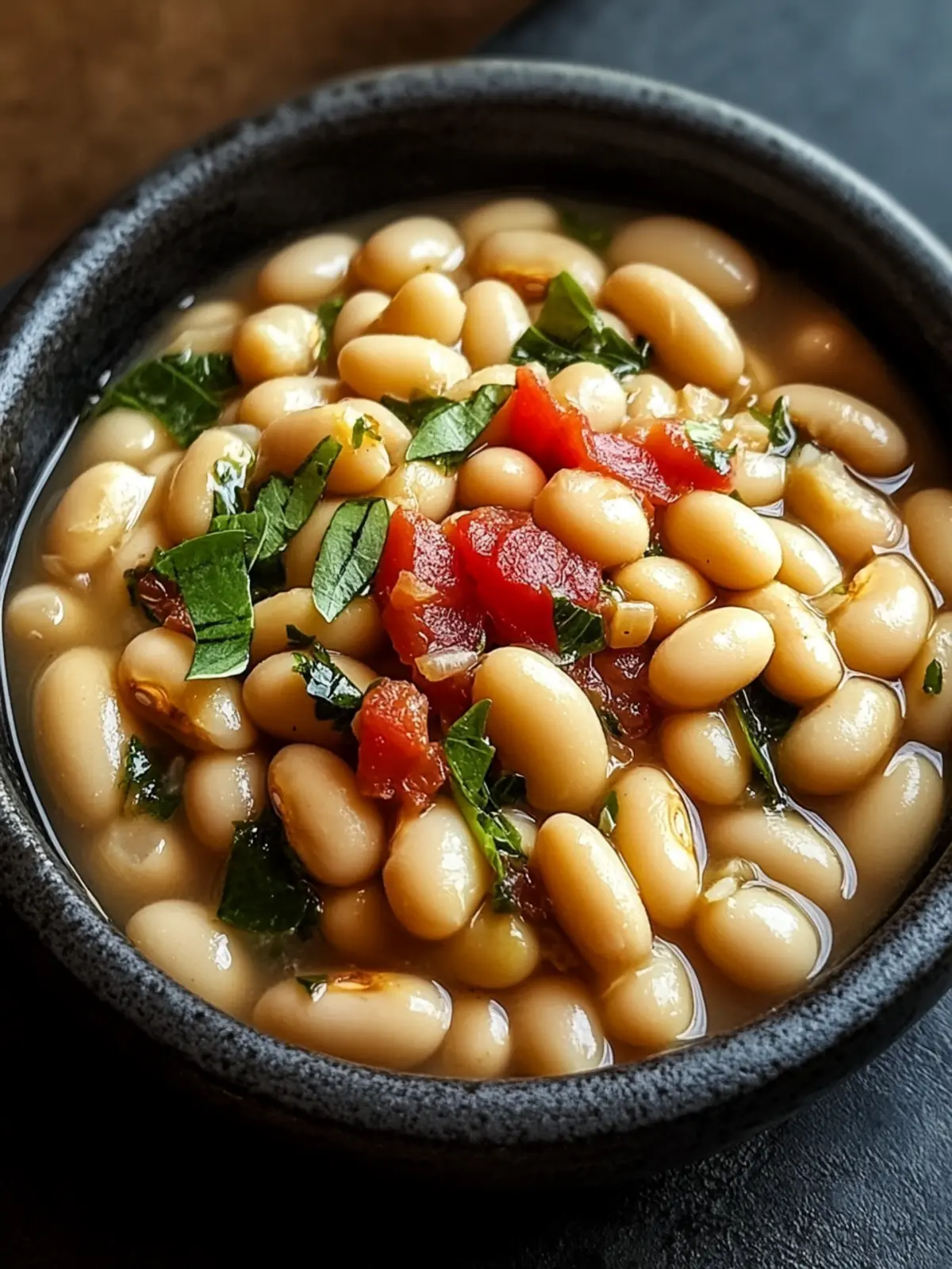 Slow-Cooked Northern Beans