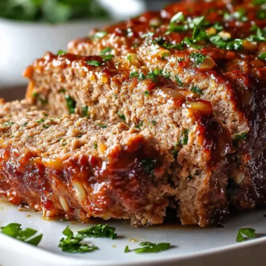 Garlic Parmesan Meatloaf