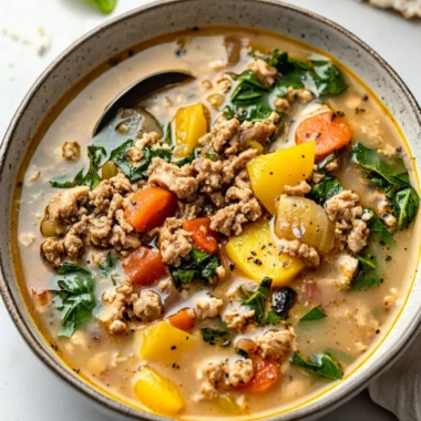 Ground Chicken Soup: Your New Cozy Comfort Food Delight 9 Ground Chicken Soup