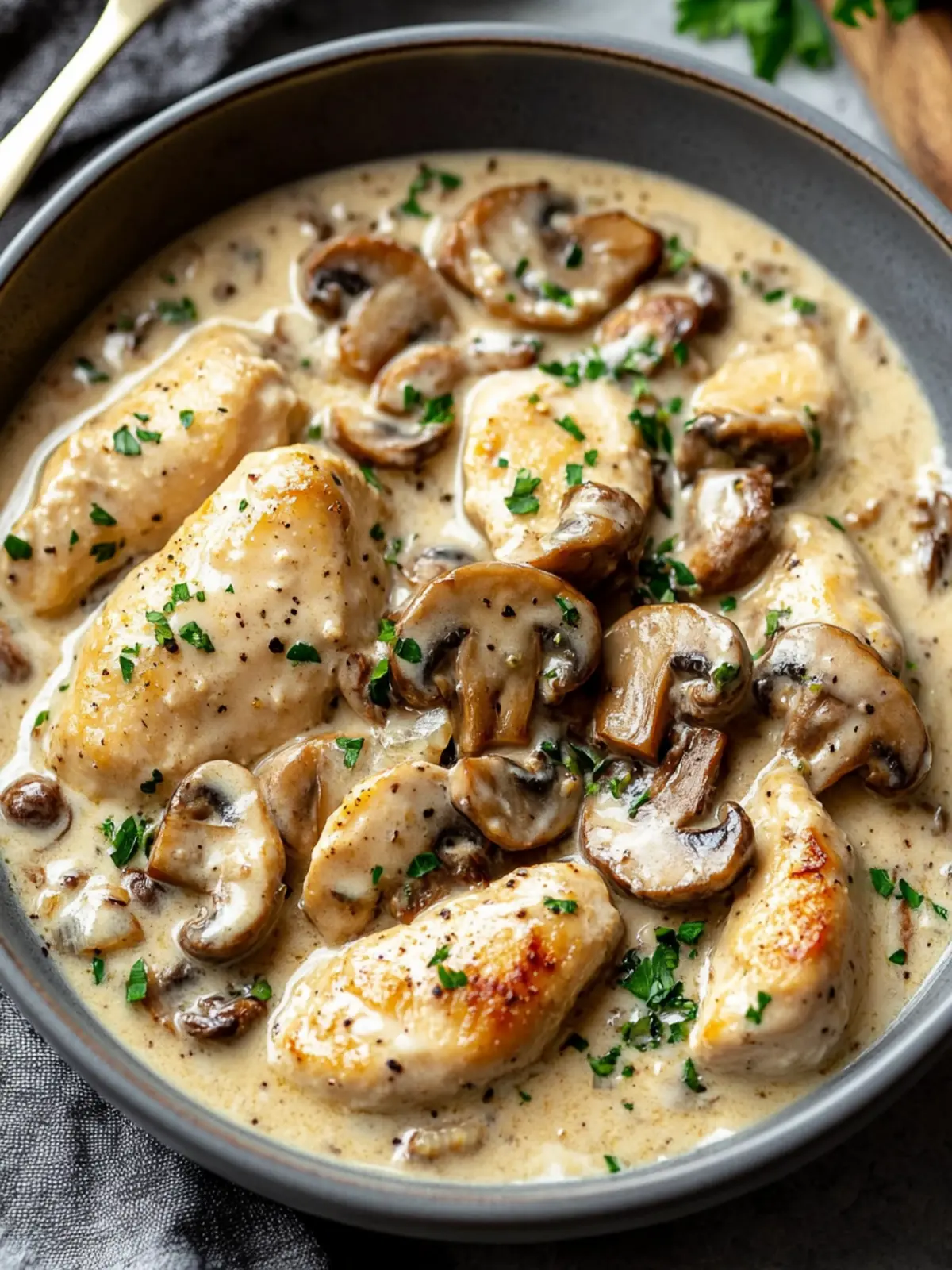 Creamy Mushroom Chicken