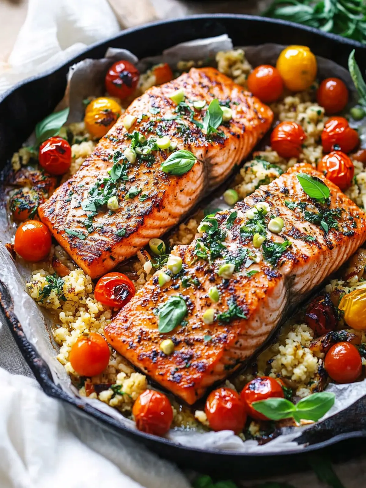 30-Minute Mediterranean Salmon in One-Pan Bliss 4 Mediterranean Salmon