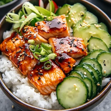 Teriyaki Salmon Bowl
