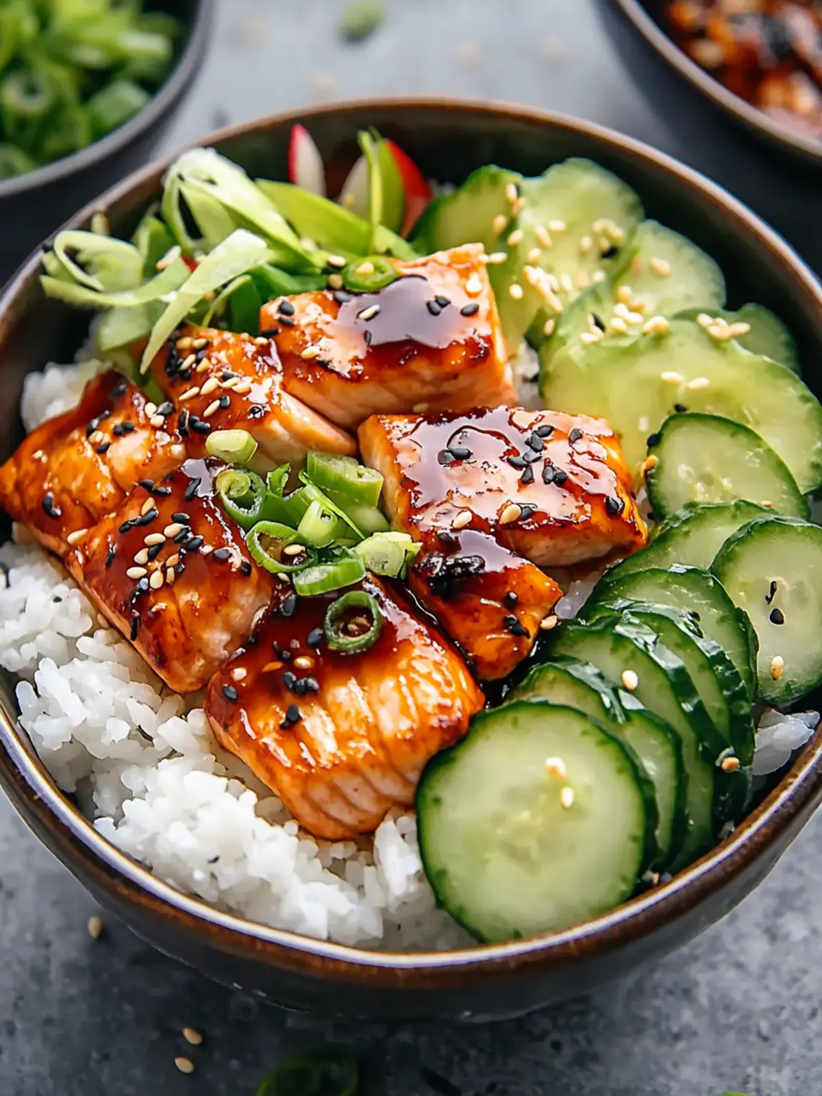 Teriyaki Salmon Bowl