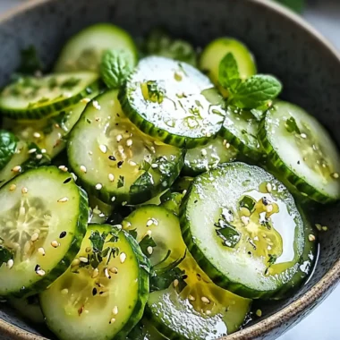 Honey Lime Cucumber Salad