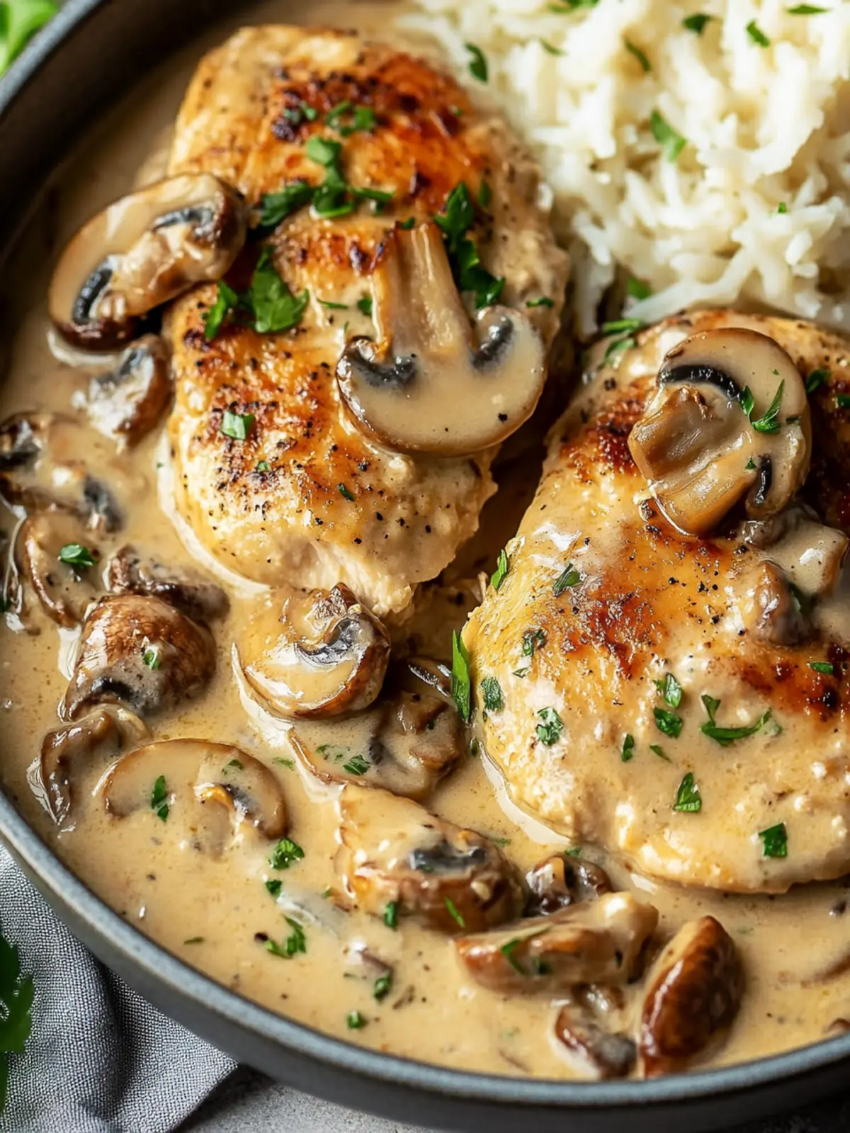 Creamy Mushroom Chicken
