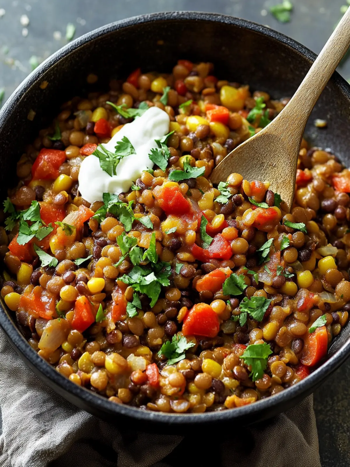 Delicious Vegetarian Mexican Lentils for Comforting Dinners 3 Vegetarian Mexican Lentils