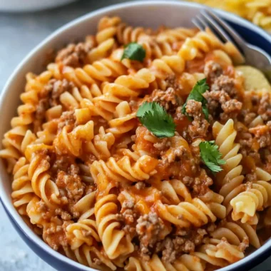 Cheesy Taco Pasta