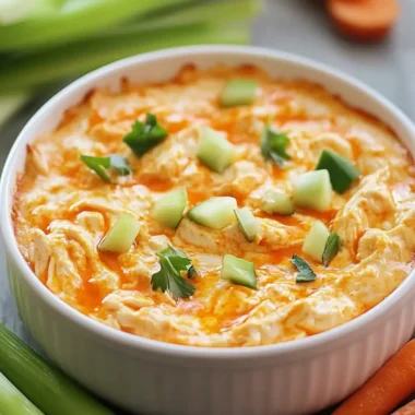 Simple Cold Buffalo Chicken Dip