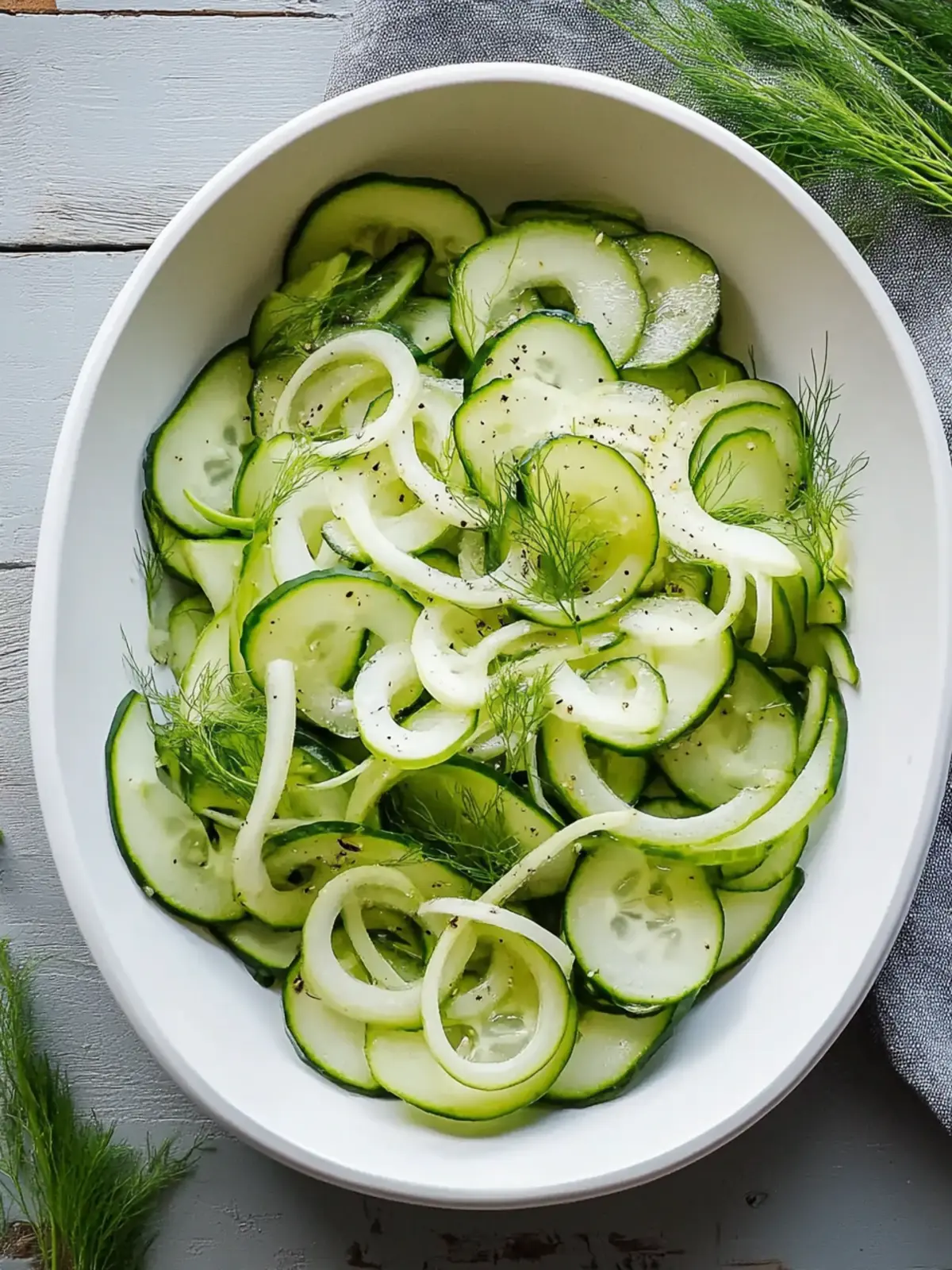 Crisp Fennel Cucumber Salad