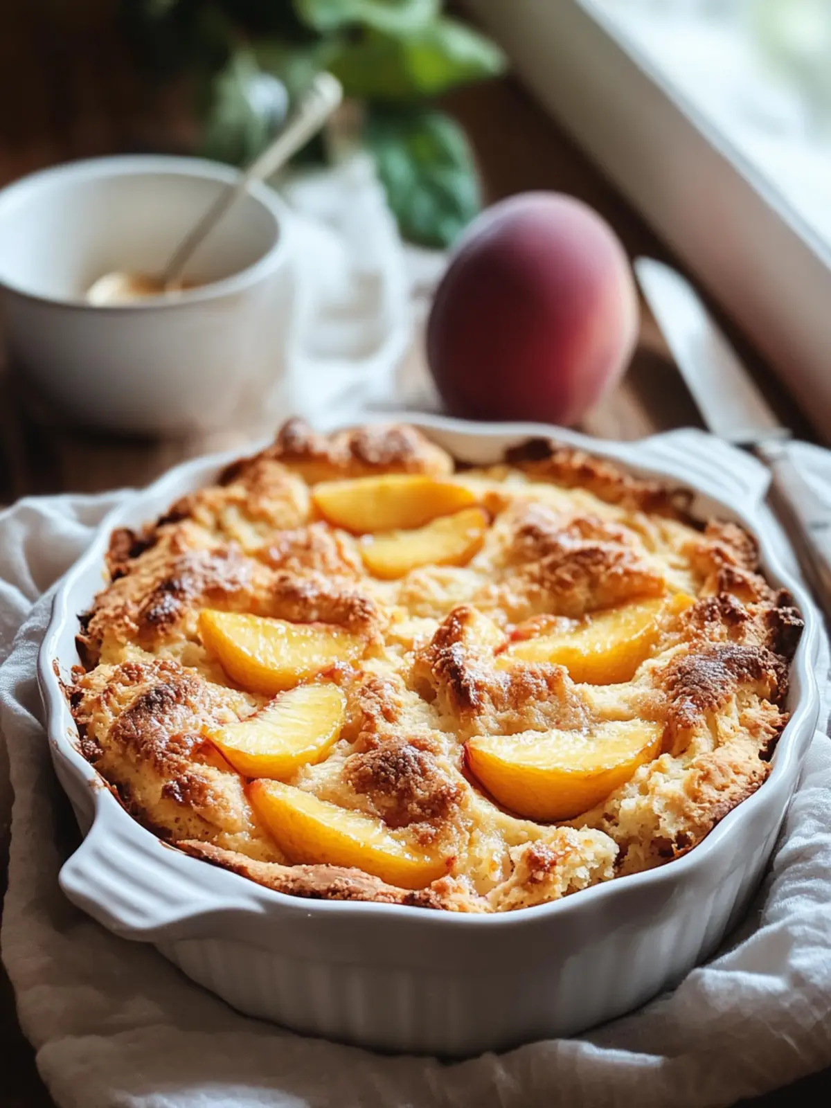 Peach Breakfast Bake