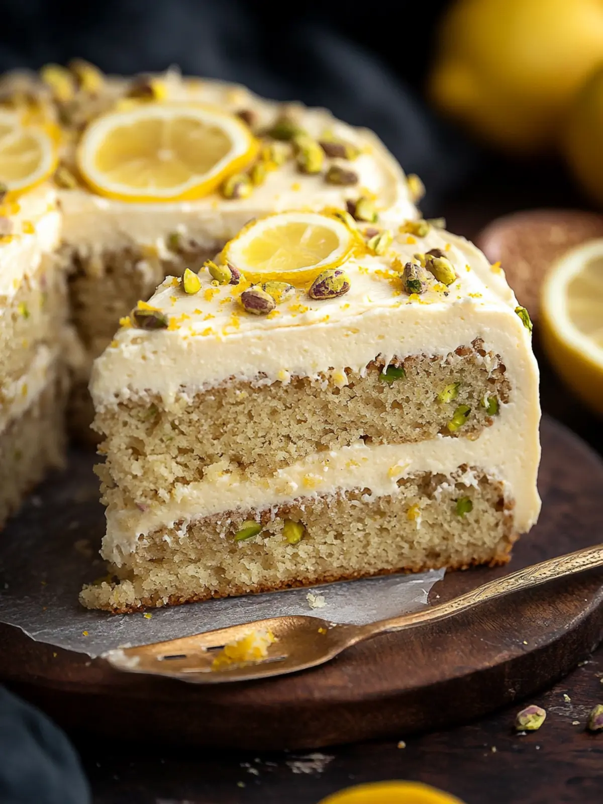 Lemon Pistachio Cake