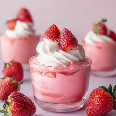 Fresh Strawberry Mousse