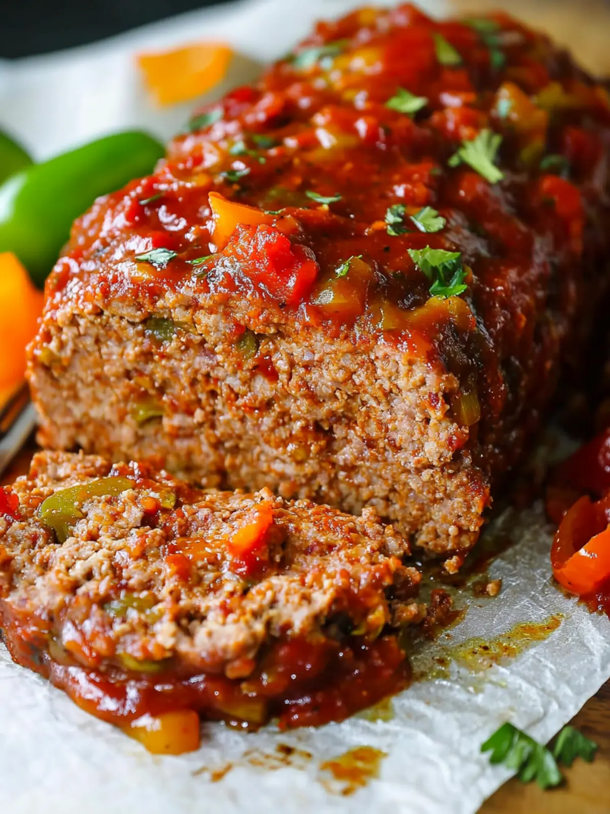 Sausage and Peppers Meatloaf
