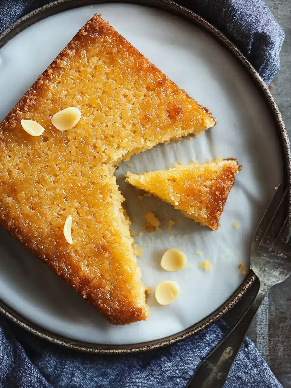 Namoura (Syrup-Soaked Semolina Cake)