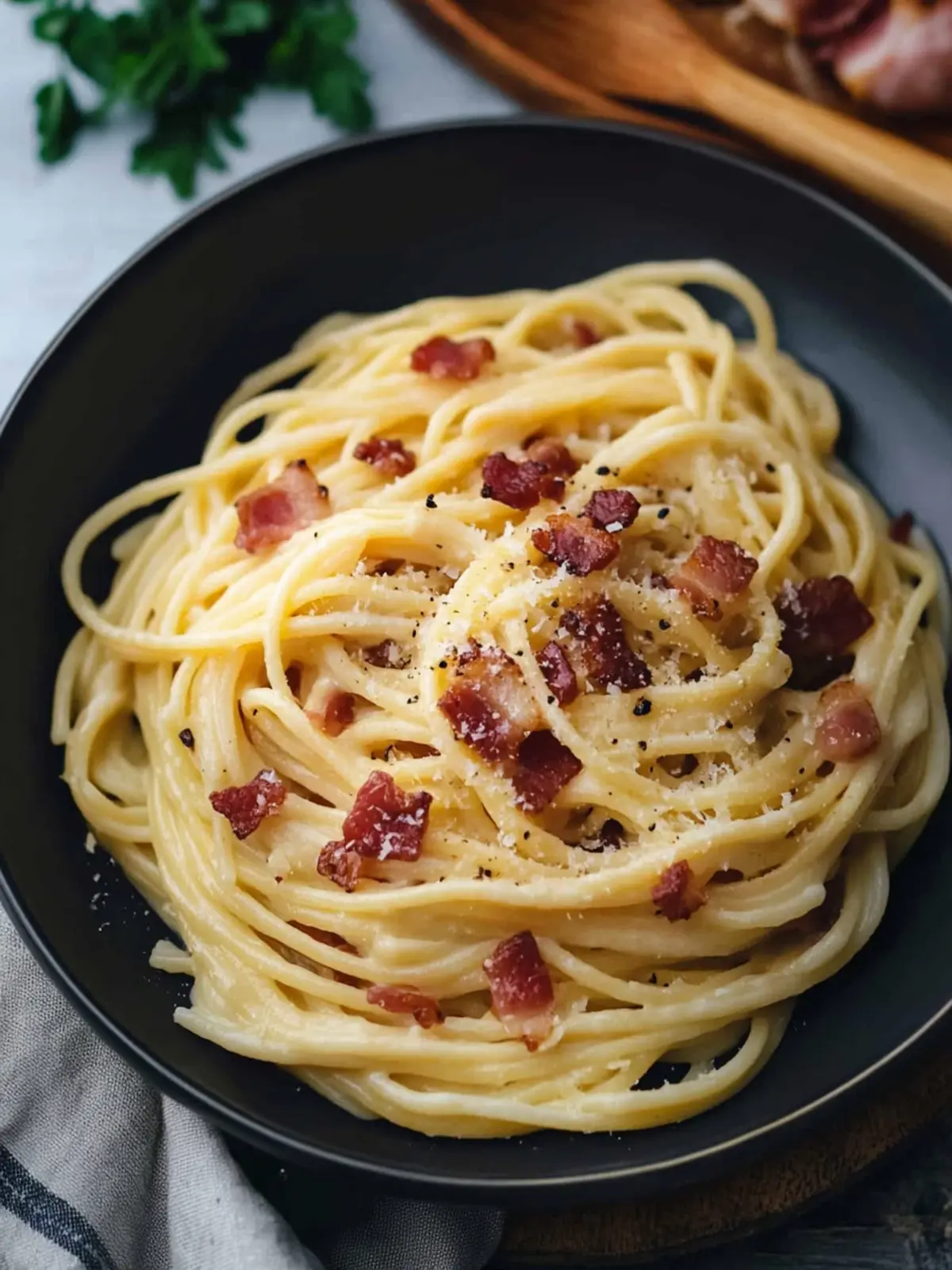 Creamy Bacon Carbonara: Your Quick Comfort Food Fix 5 Bacon Carbonara