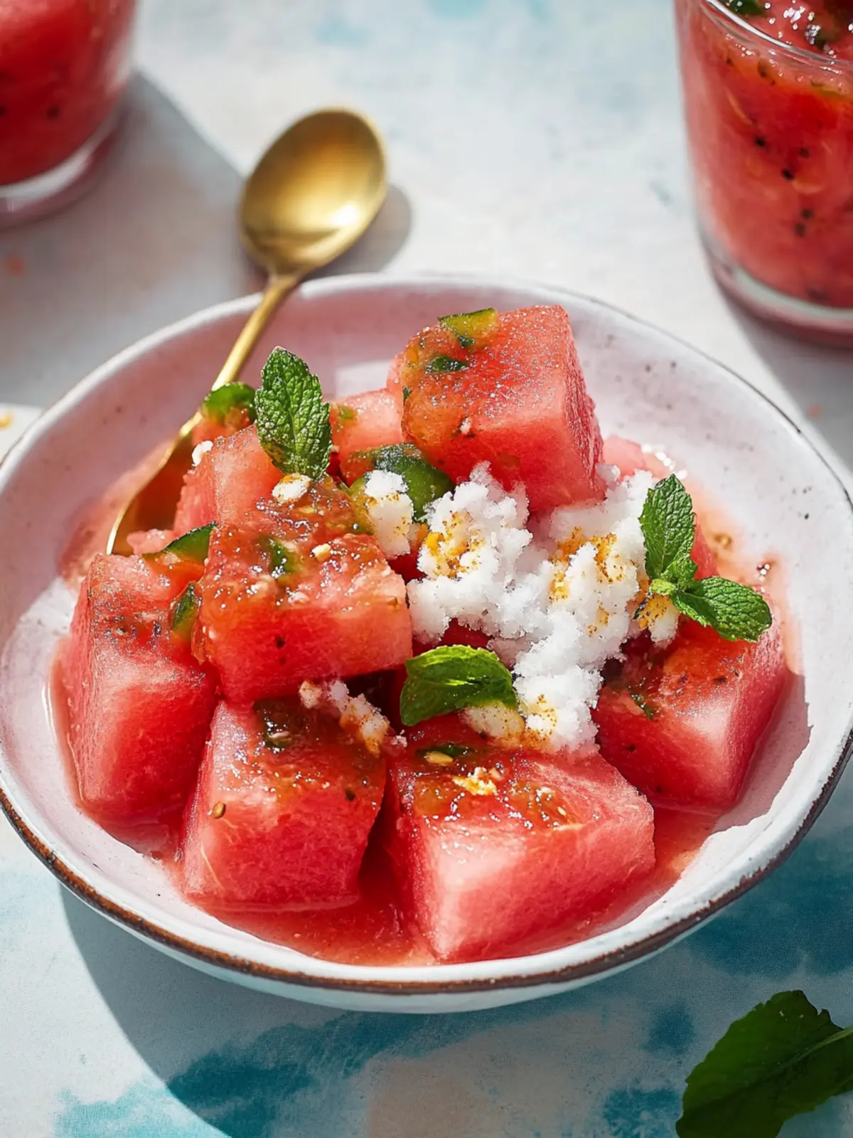 Watermelon Chaat