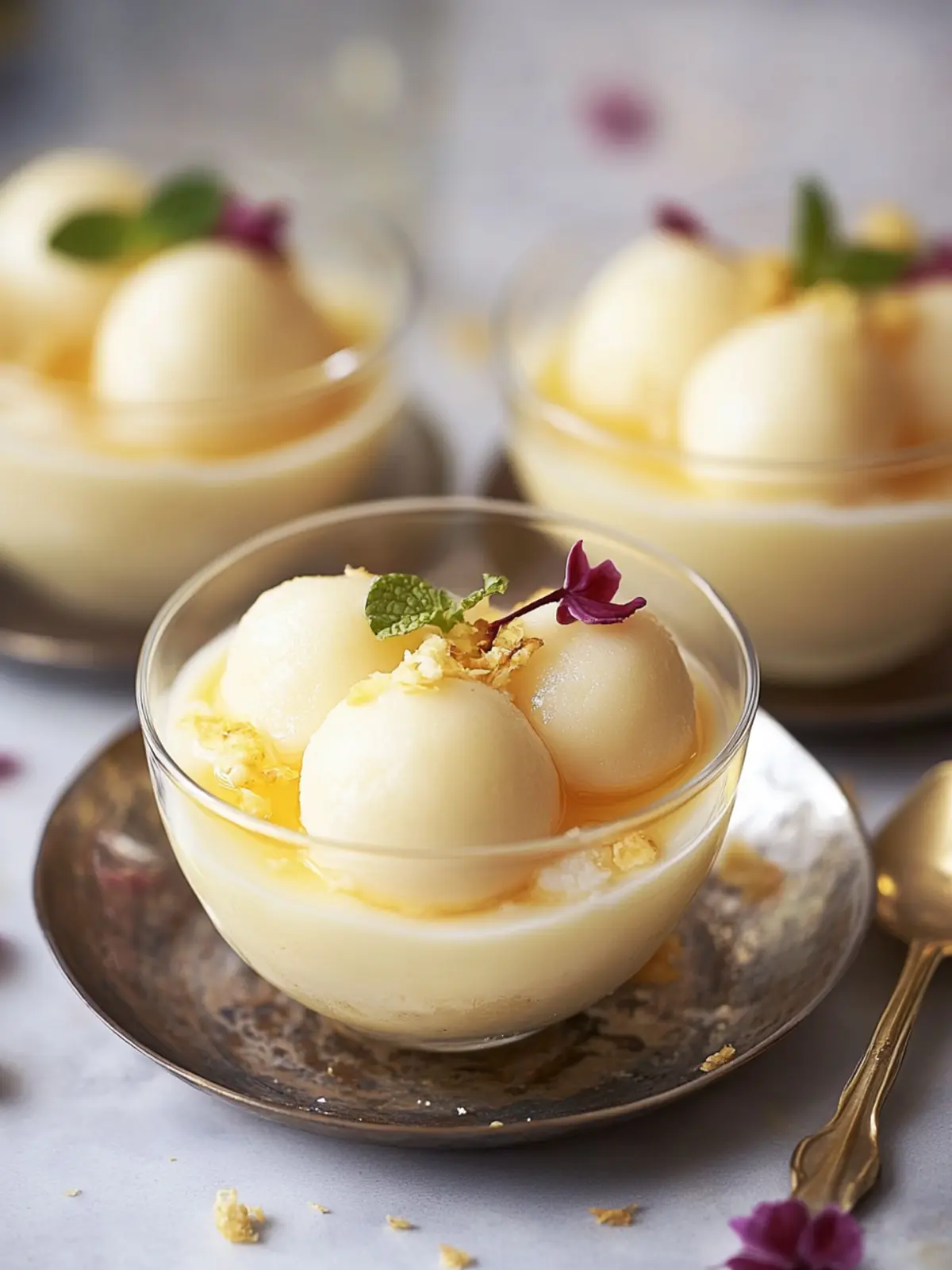 Custard Rasgulla