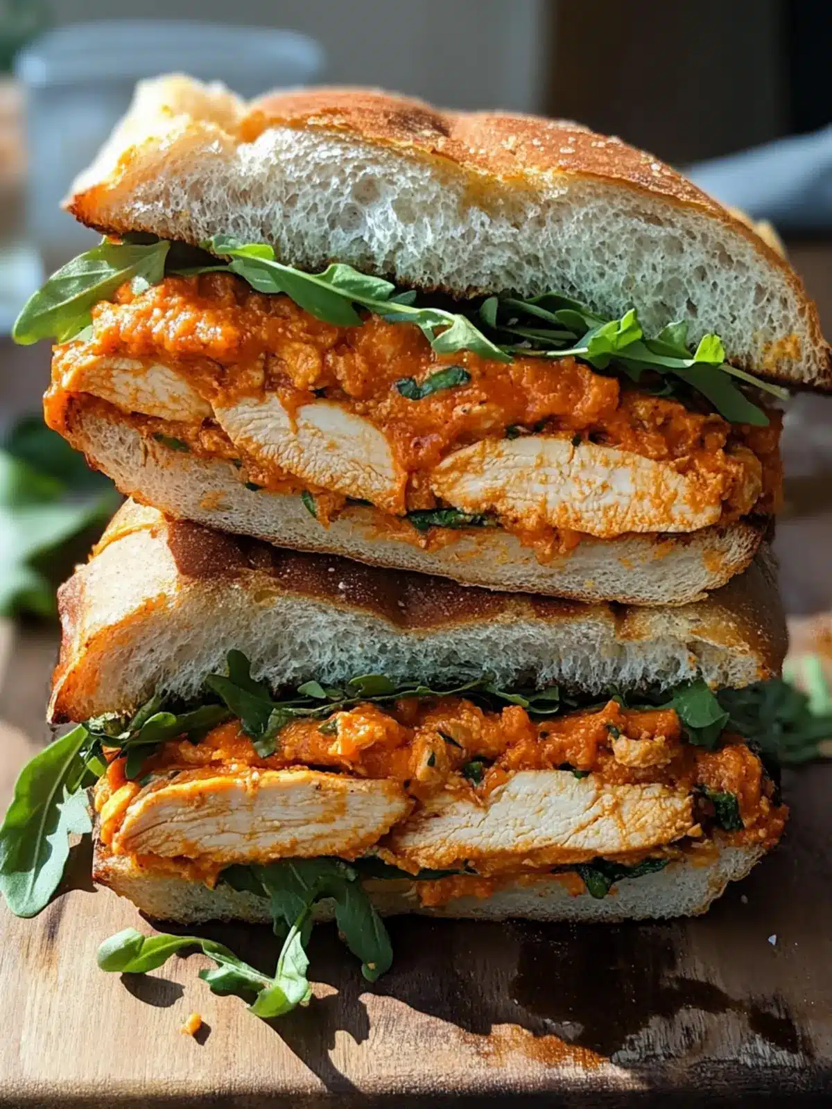 Crunchy Chicken Romesco Sandwich