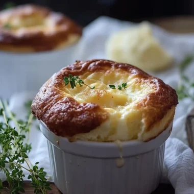 Goat Cheese Souffle