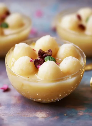 Custard Rasgulla