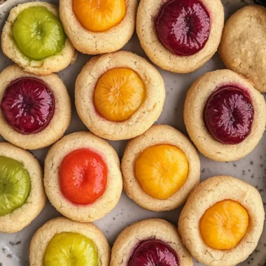 Fruit Filled Thumbprint Cookies