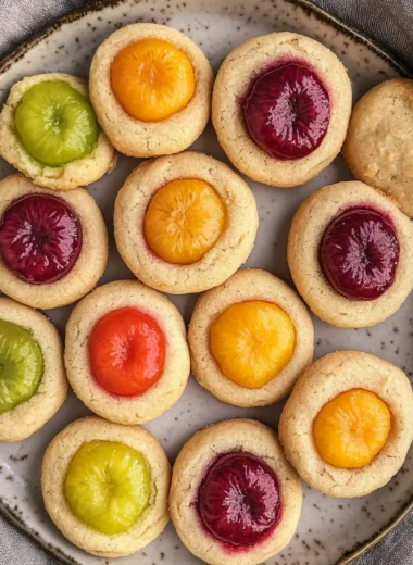 Fruit Filled Thumbprint Cookies