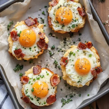 Bacon Parmesan & Chive Egg Clouds