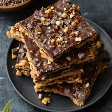 Chocolate Toffee Matzo Crack