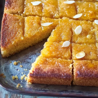 Namoura (Syrup-Soaked Semolina Cake)