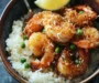 Baked Coconut Shrimp with Springy Rice for a Tropical Treat
